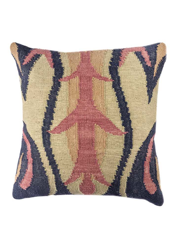 cushion blue wool and viscose cushion cover Home Textile - HeadShot cushion blue wool and viscose cushion cover Home Textile - HeadShot