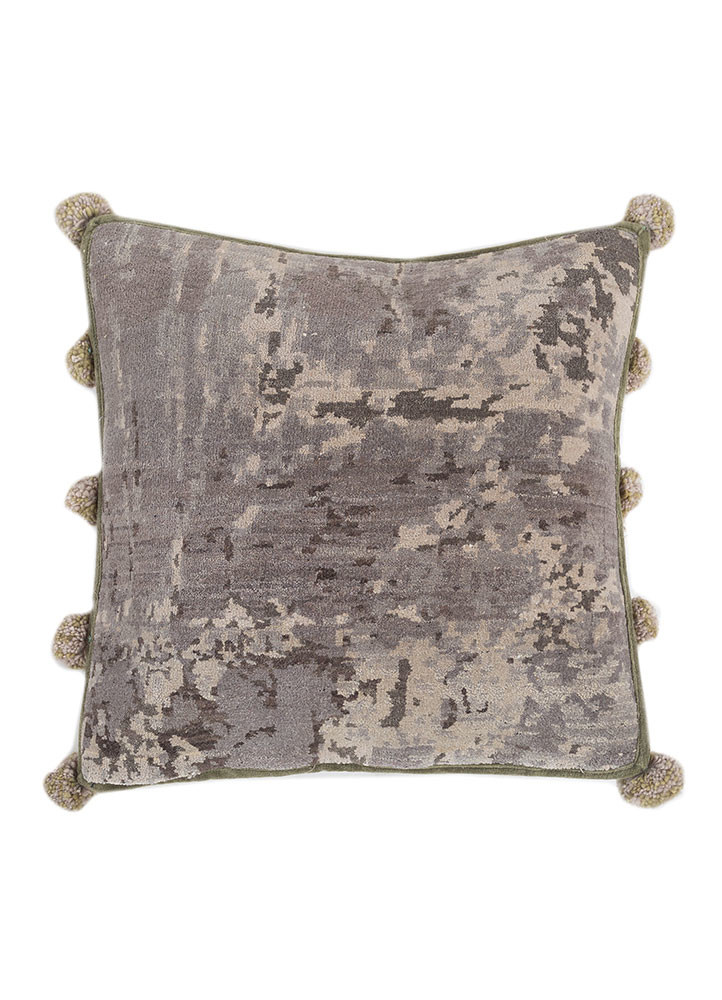 grey and black wool cushion cover Rug