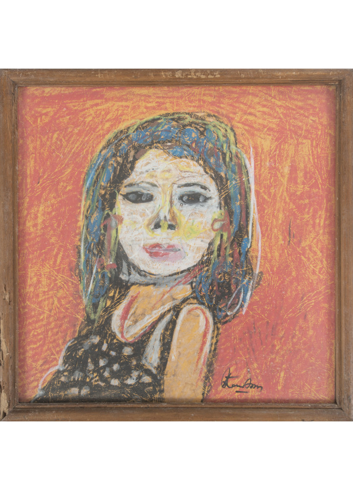 painting blue WALL ART & TAPESTRY - HeadShot painting blue WALL ART & TAPESTRY - HeadShot