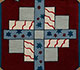 Red Lacquer / Ink Blue