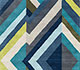 Antique White / Navy Blue