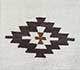 white / cocoa brown