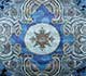 medium sky blue / blue tapestry