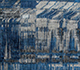 Antique White / Skyline Blue