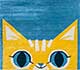 ocean blue / mango