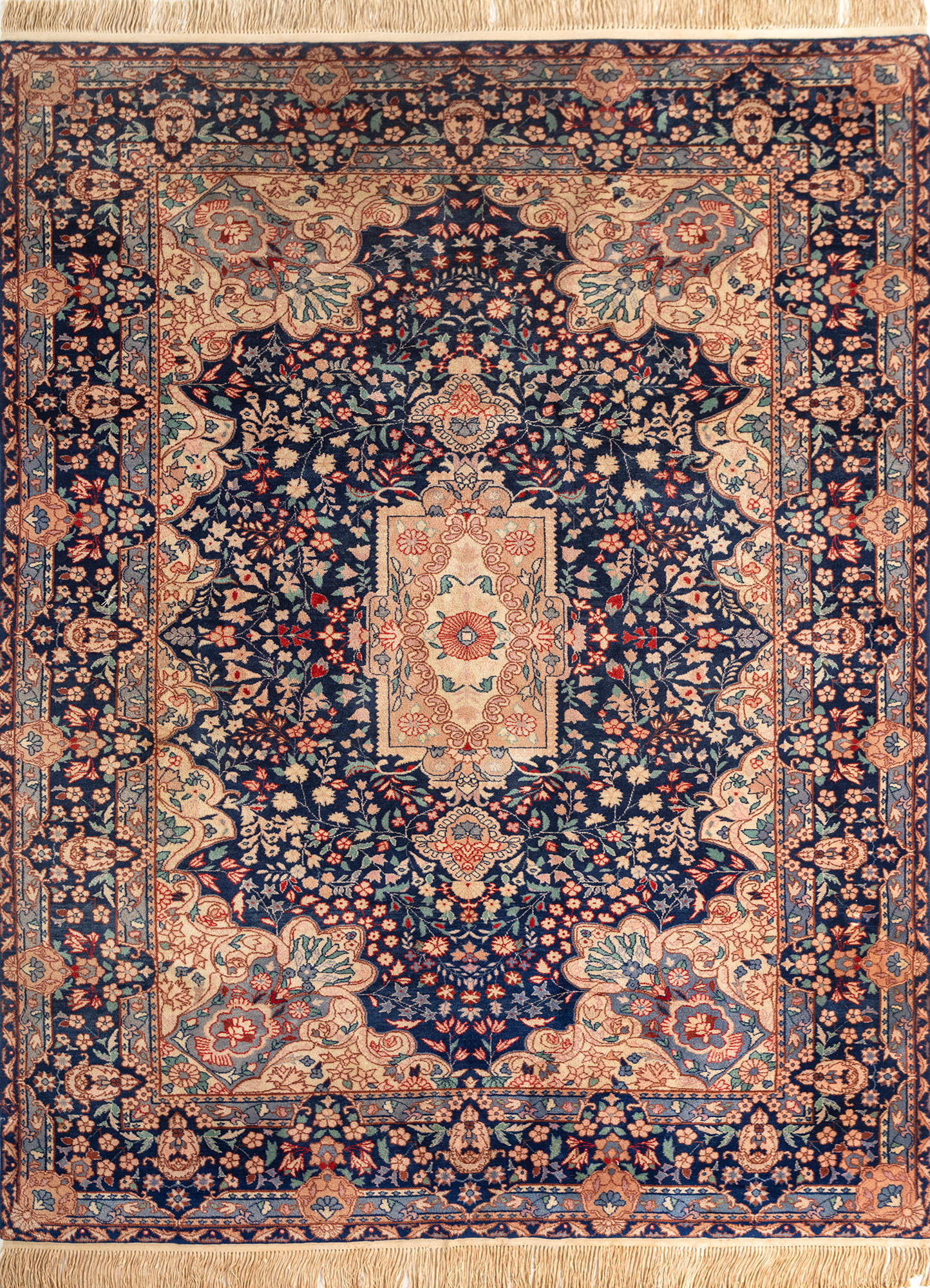 Aalam Blue Hand Knotted Wool Rugs-Paem-1174-Jaipur Rugs AE