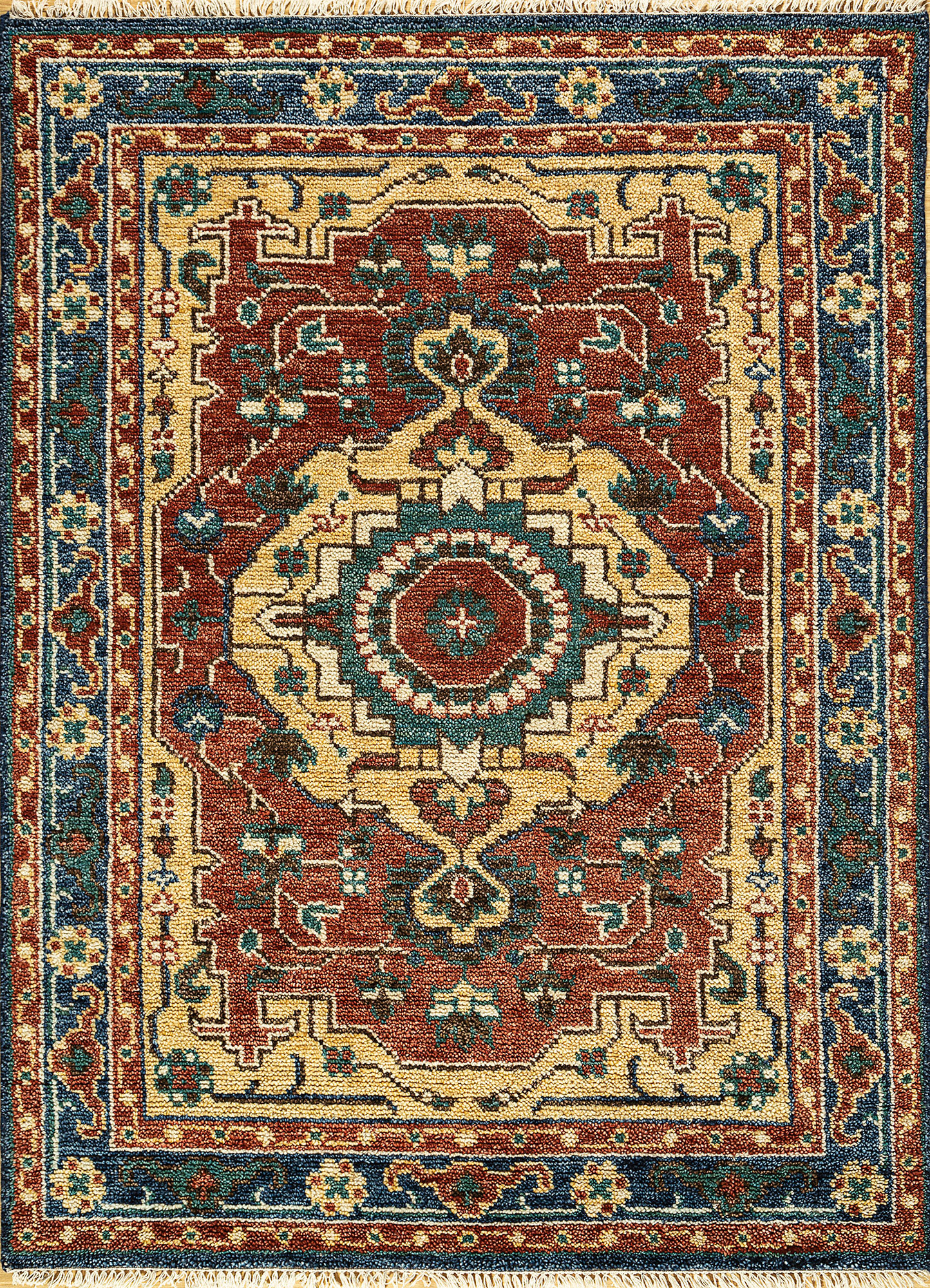 Sahvsna Rugs Savana Multi Hand Knotted Wool Rugs-Pkwl-591-Jaipur Rugs AE