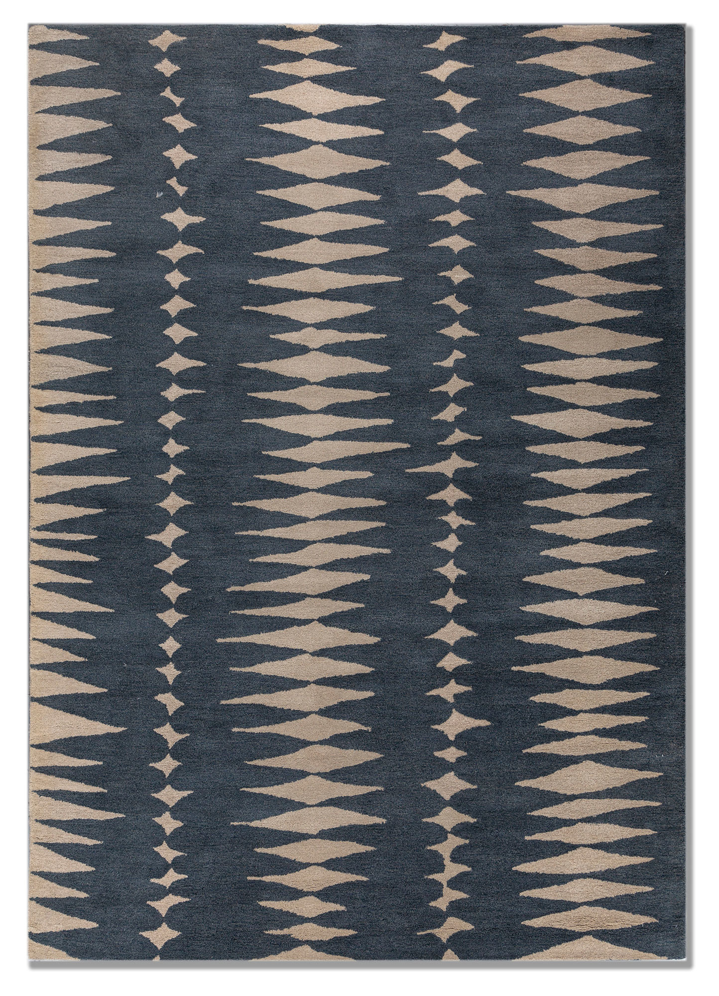 Tac Rug Modo Blue Hand Tufted Wool Rugs-Tac-4540-Jaipur Rugs ES