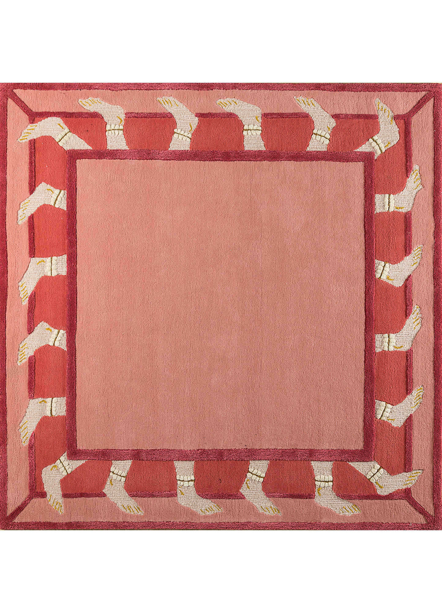 Jaipur Wunderkammer Red & Orange Hand Tufted Wool & Viscose Jaipur Wunderkammer Red & Orange Hand Tufted Wool & Viscose