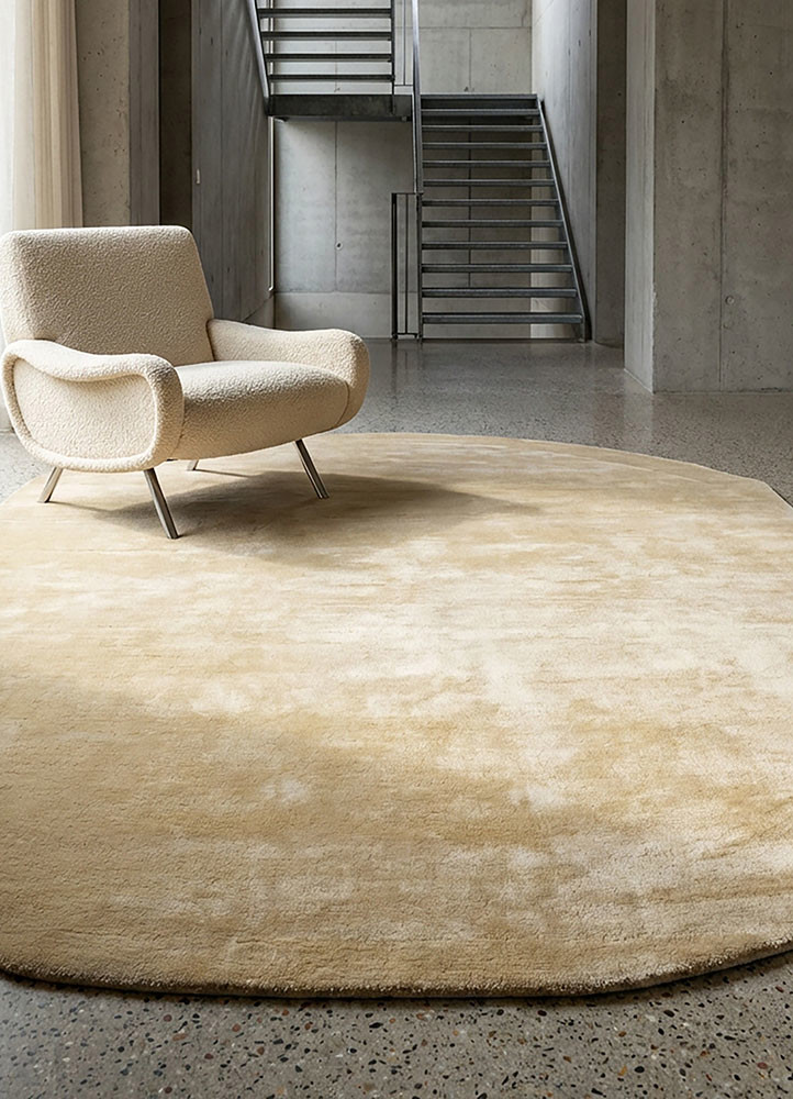 cera gold viscose hand tuftedRug - Rander