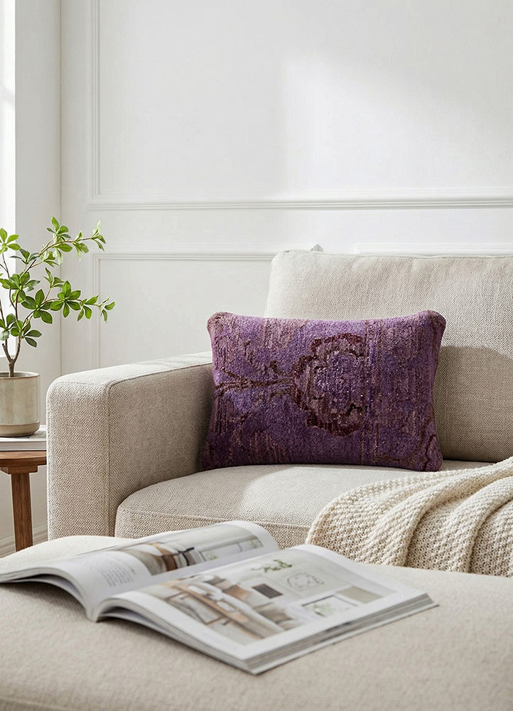 cushion pink and purple wool cushion coverHome Textile - Rander cushion pink and purple wool cushion coverHome Textile - Rander
