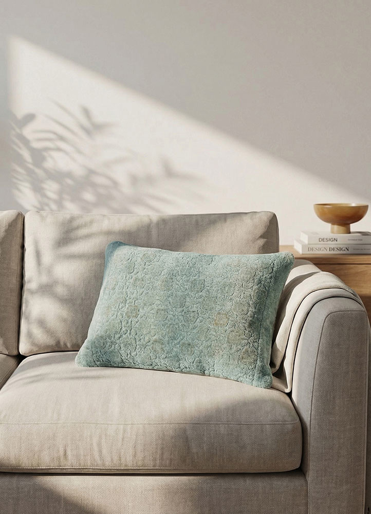 cushion blue wool cushion coverHome Textile - Rander