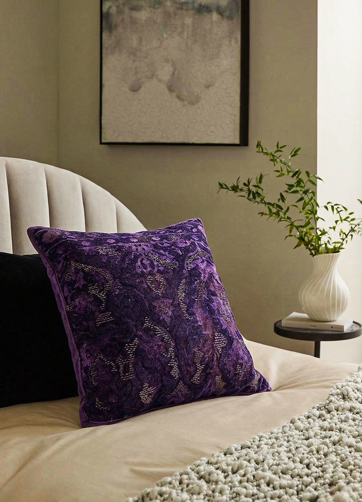 cushion pink and purple wool and silk cushion coverHome Textile - Rander cushion pink and purple wool and silk cushion coverHome Textile - Rander