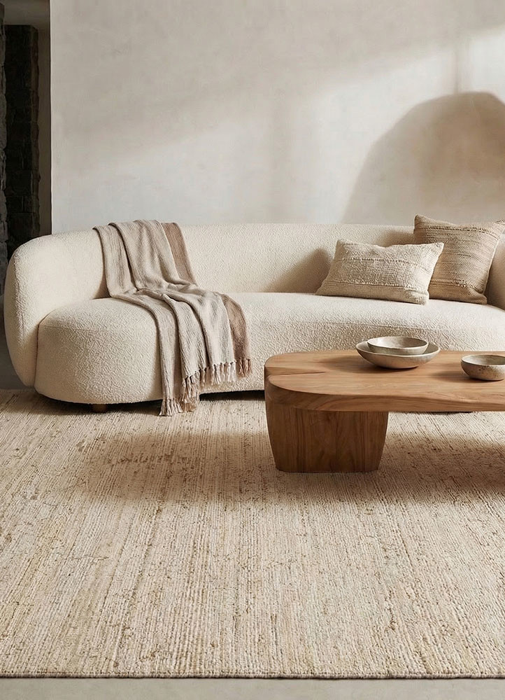 manifest ivory afghan wool hand knottedRug - Rander