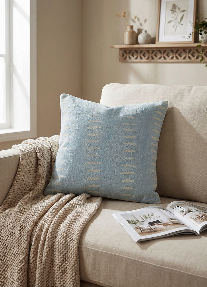 cushion blue cotton cushion coverHome Textile - Rander cushion blue cotton cushion coverHome Textile - Rander