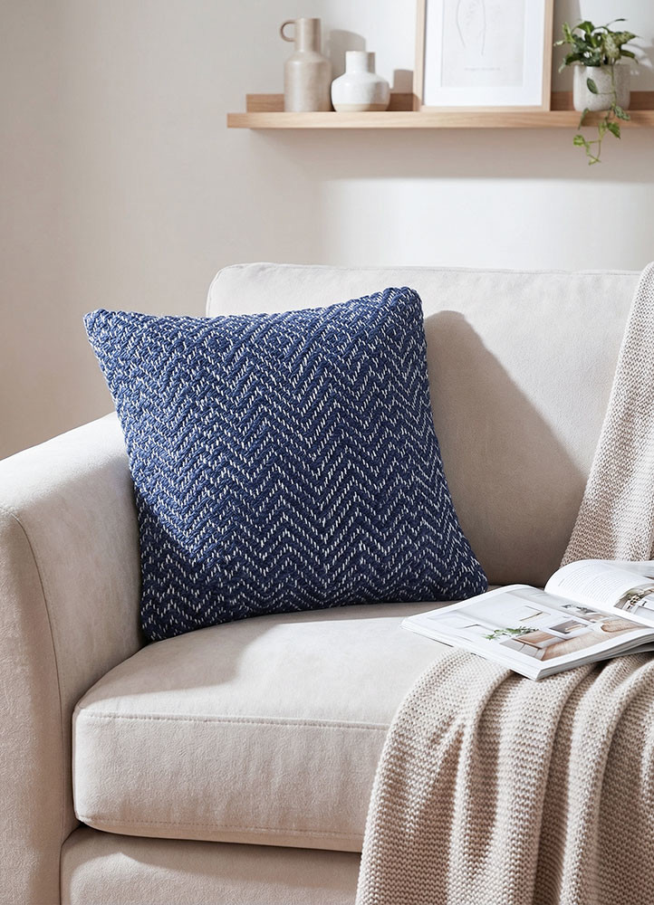 cushion blue jute and hemp cushion coverHome Textile - Rander cushion blue jute and hemp cushion coverHome Textile - Rander