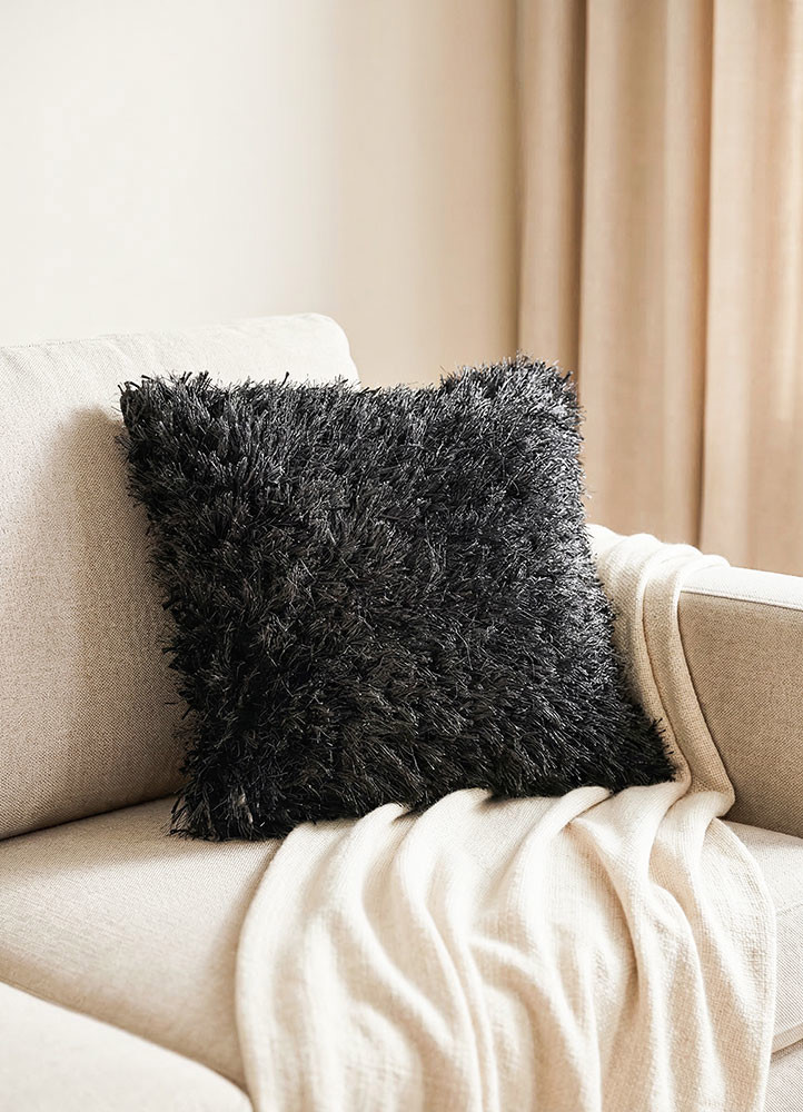 cushion grey and black polyester cushion coverHome Textile - Rander cushion grey and black polyester cushion coverHome Textile - Rander