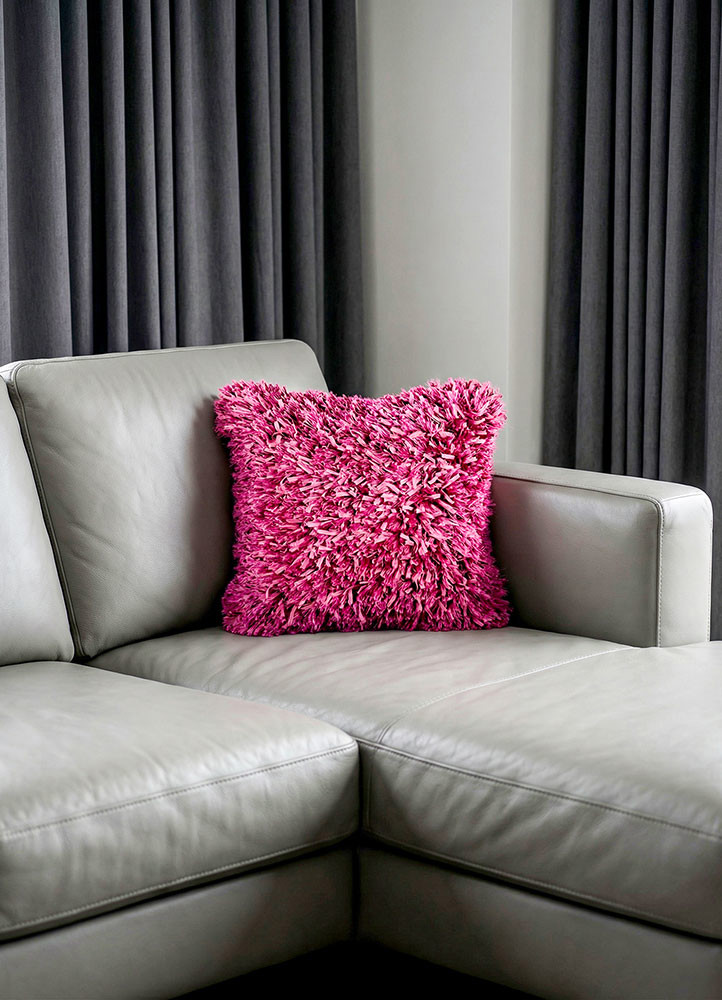 cushion pink and purple polyester cushion coverHome Textile - Rander