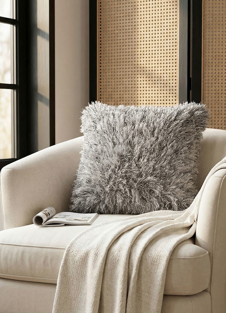 cushion grey and black polyester cushion coverHome Textile - Rander cushion grey and black polyester cushion coverHome Textile - Rander