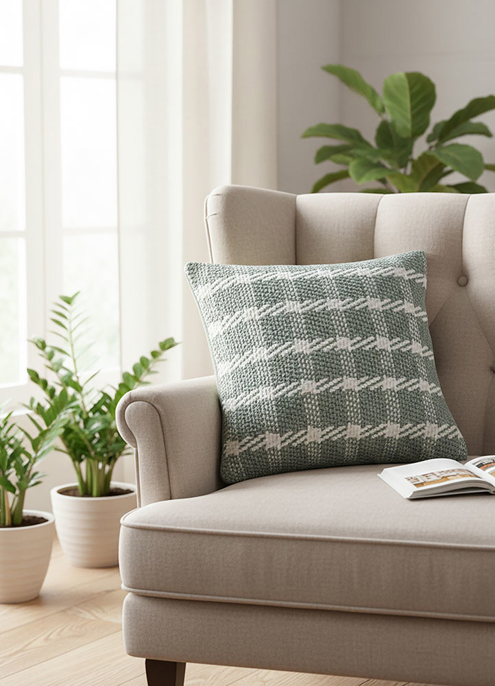cushion ivory wool cushion coverHome Textile - Rander