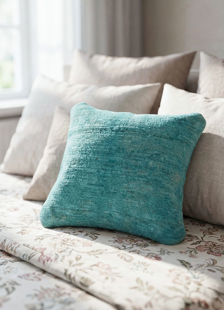 cushion blue wool cushion coverHome Textile - Rander cushion blue wool cushion coverHome Textile - Rander