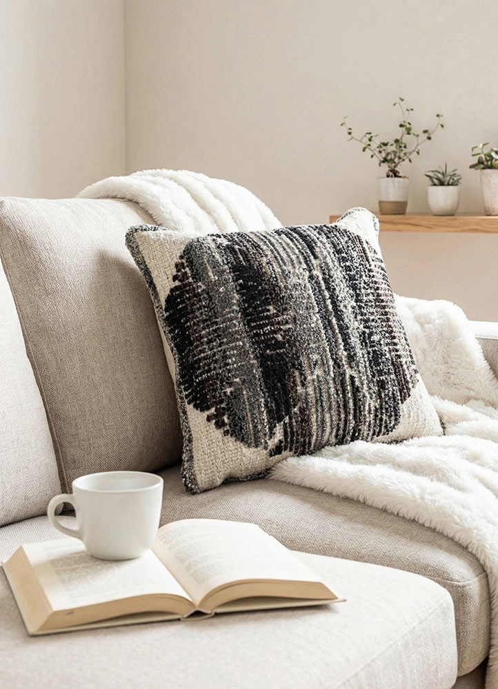 cushion ivory wool cushion coverHome Textile - Rander cushion ivory wool cushion coverHome Textile - Rander