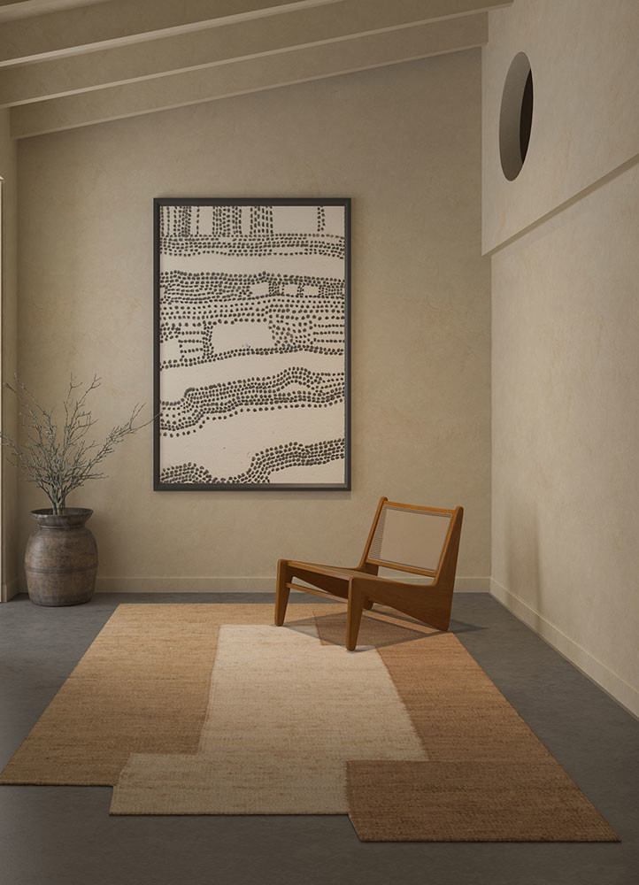 daaira beige and brown jute and hemp flat weaves Rug - R&D/info daaira beige and brown jute and hemp flat weaves Rug - R&D/info