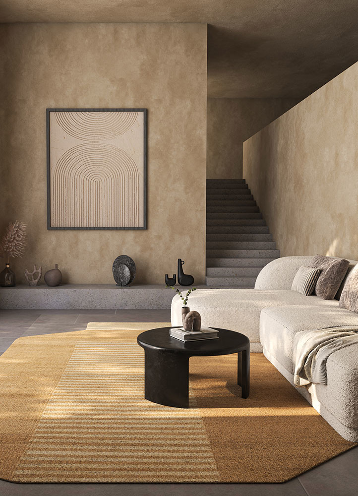 daaira beige and brown jute and hemp flat weaves Rug - R&D/info