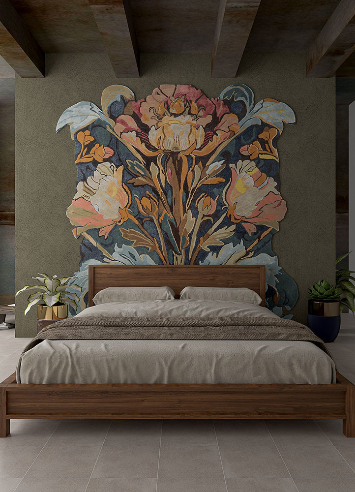 nebulora blue wool and viscose hand tufted Rug - R&D/info nebulora blue wool and viscose hand tufted Rug - R&D/info