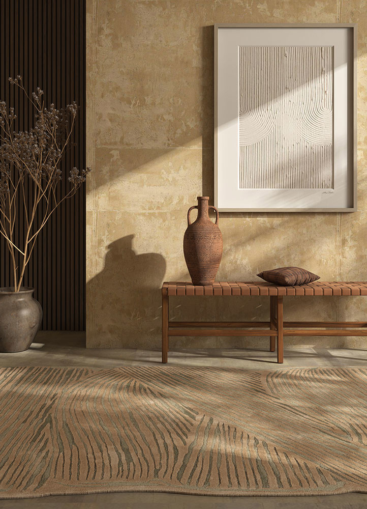 lucid gold wool and viscose hand tufted Rug - R&D/info lucid gold wool and viscose hand tufted Rug - R&D/info