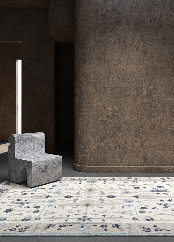 bedouin ivory wool flat weaves Rug - R&D/info