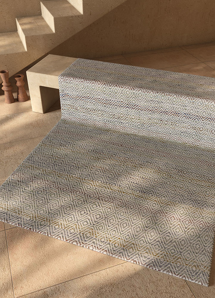 abrash green wool and viscose flat weaves Rug - R&D/info abrash green wool and viscose flat weaves Rug - R&D/info