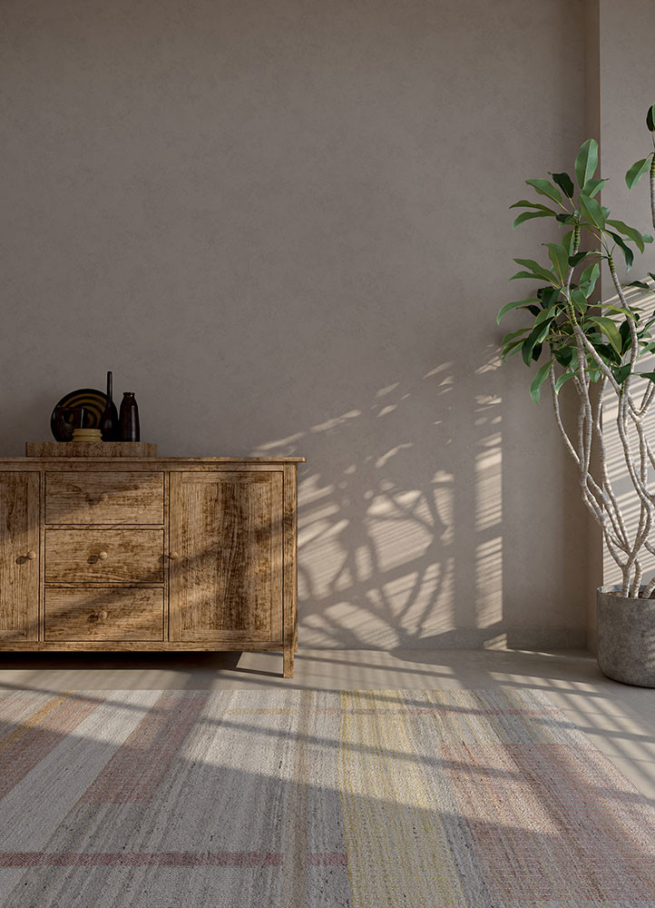 blythe beige and brown afghan wool hand knotted Rug - R&D/info