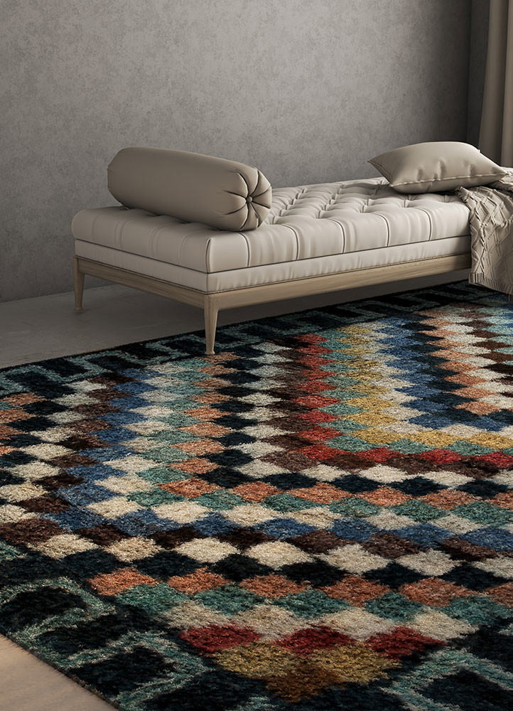 zuri blue afghan wool hand knotted Rug - R&D/info zuri blue afghan wool hand knotted Rug - R&D/info