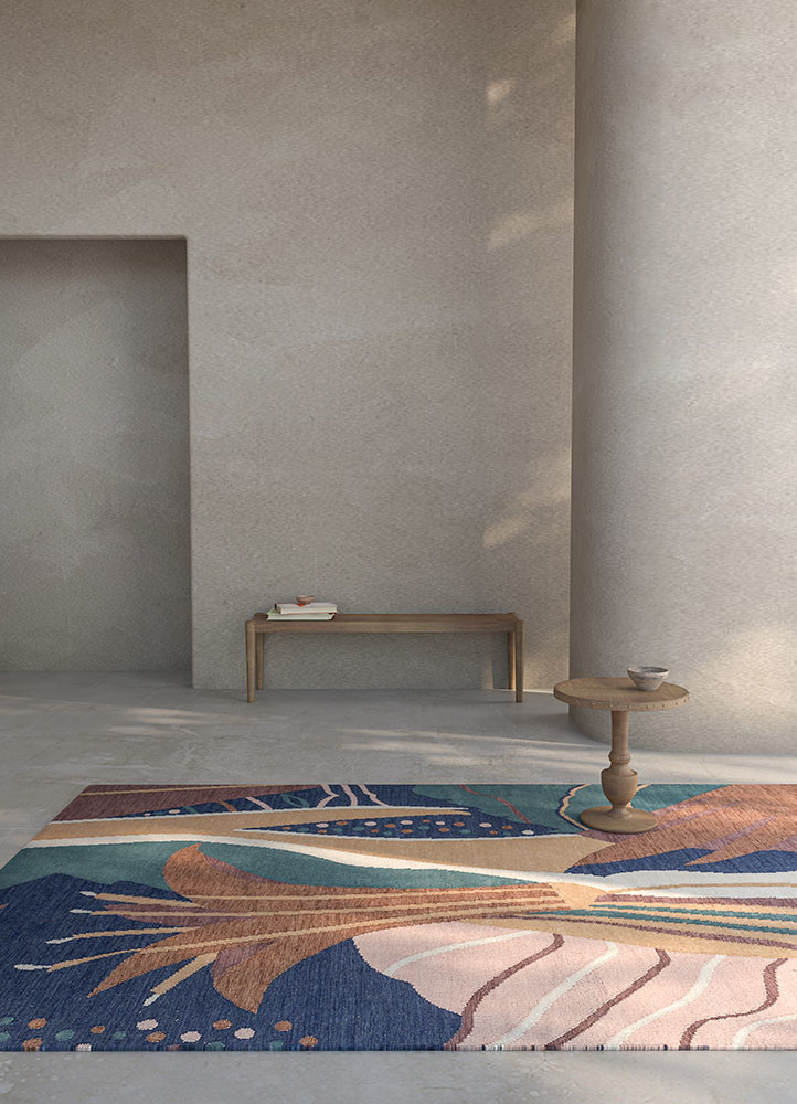 orenda multi wool flat weaves Rug - R&D/info