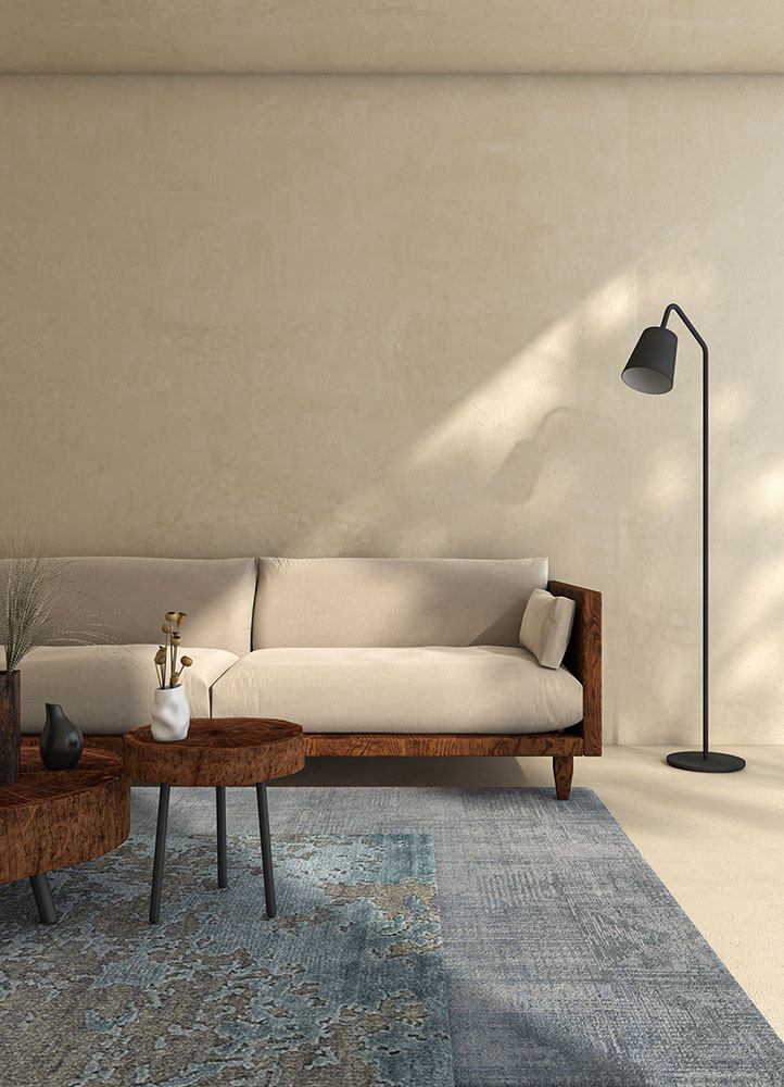 project error by kavi grey and black wool and bamboo silk hand knotted Rug - R&D/info project error by kavi grey and black wool and bamboo silk hand knotted Rug - R&D/info