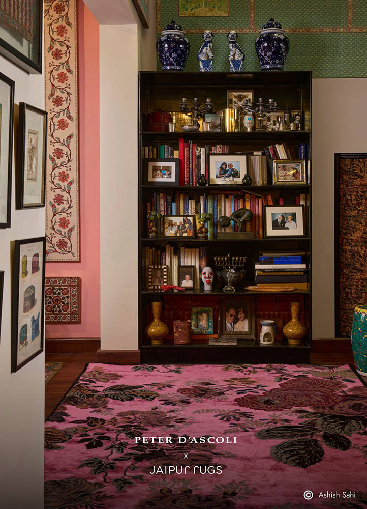 gilded age red and orange wool and bamboo silk hand knotted Rug - R&D/info