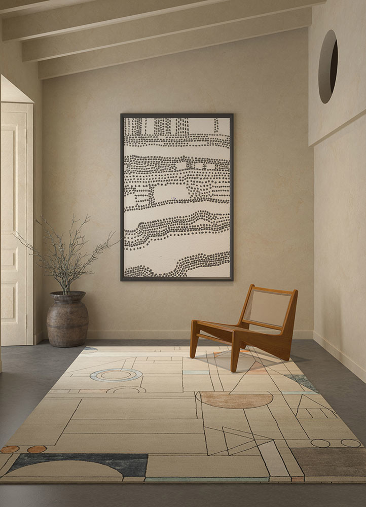 chaos theory by kavi grey and black wool and bamboo silk hand knotted Rug - R&D/info chaos theory by kavi grey and black wool and bamboo silk hand knotted Rug - R&D/info