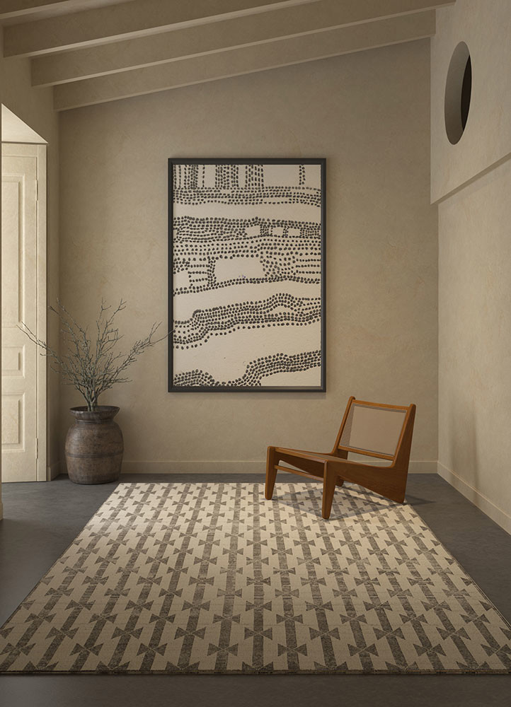 clan ivory wool hand knotted Rug - R&D/info