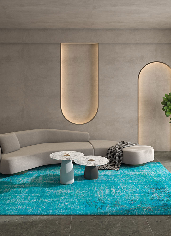 lacuna blue wool hand knotted Rug - R&D/info lacuna blue wool hand knotted Rug - R&D/info