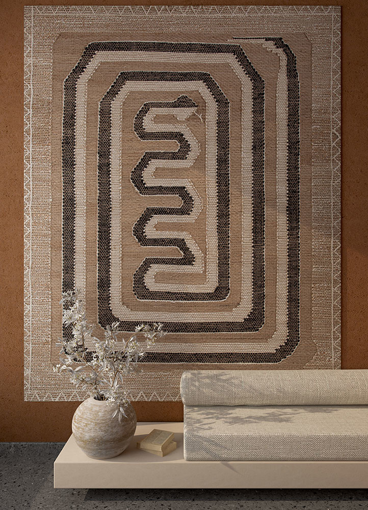 nomadic threads ivory jute and hemp flat weaves Rug - R&D/info