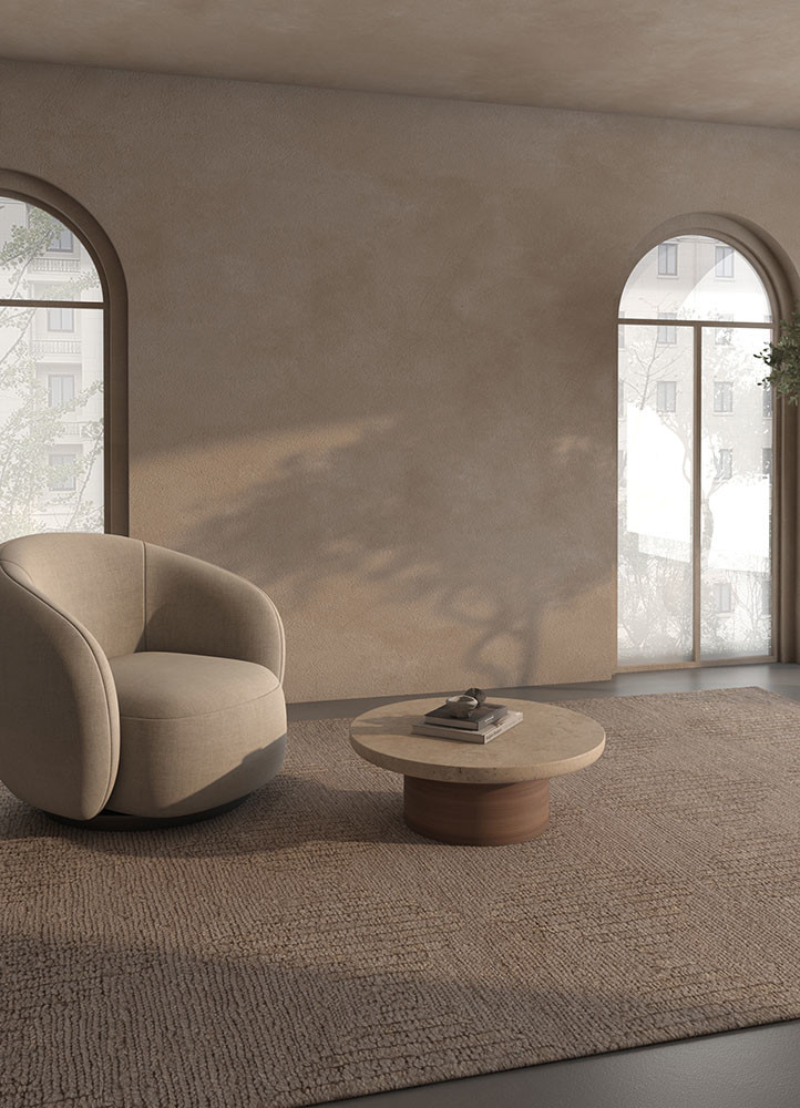 hula grey and black jute and hemp hand knotted Rug - R&D/info