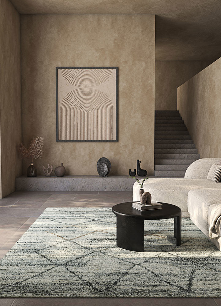 zuri blue polyester hand knotted Rug - R&D/info zuri blue polyester hand knotted Rug - R&D/info