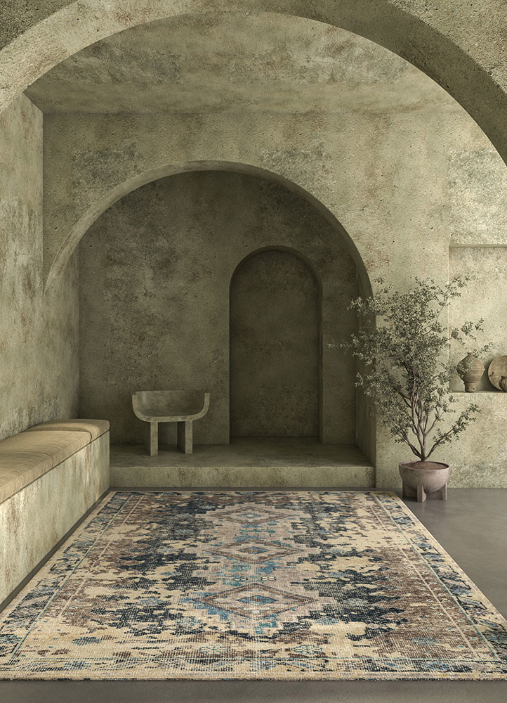 erbe grey and black wool hand knotted Rug - R&D/info erbe grey and black wool hand knotted Rug - R&D/info