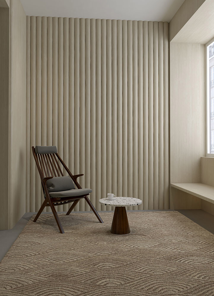 pathways beige and brown wool hand tufted Rug - R&D/info pathways beige and brown wool hand tufted Rug - R&D/info