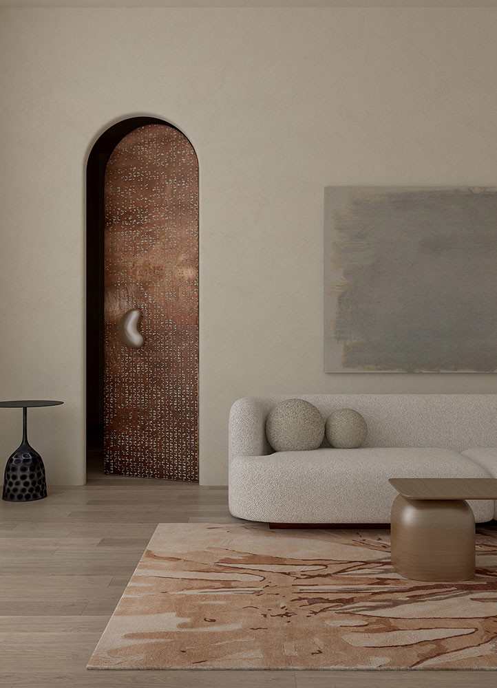 aurelia ivory wool and viscose hand tufted Rug - R&D/info