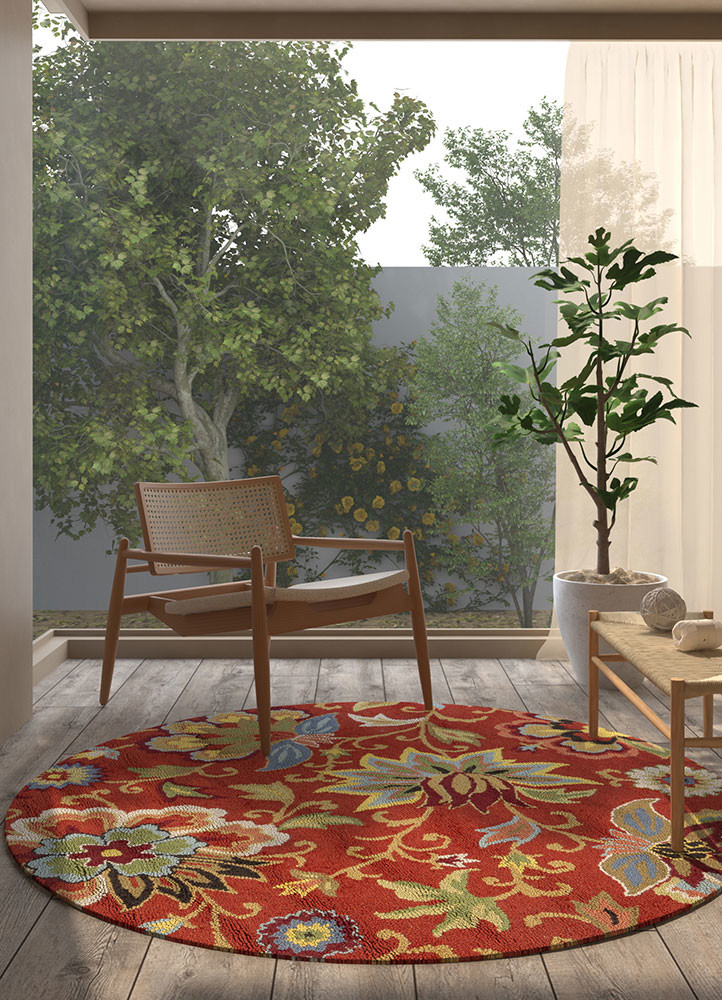 hacienda red and orange wool hand tufted Rug - R&D/info hacienda red and orange wool hand tufted Rug - R&D/info