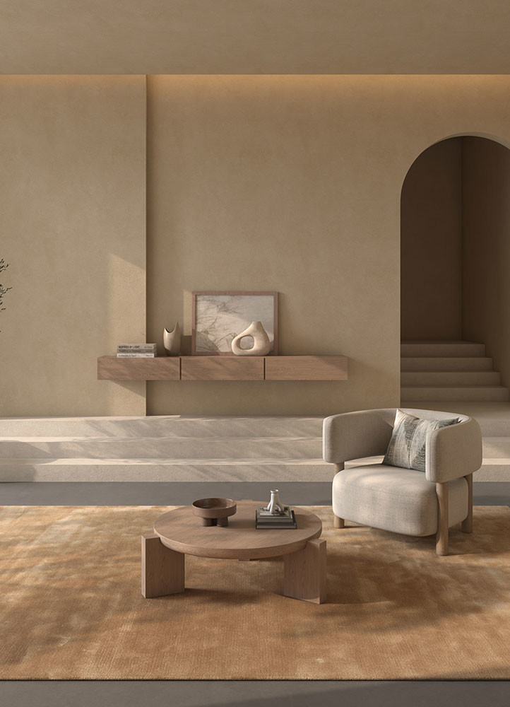 cera beige and brown viscose hand tufted Rug - R&D/info cera beige and brown viscose hand tufted Rug - R&D/info