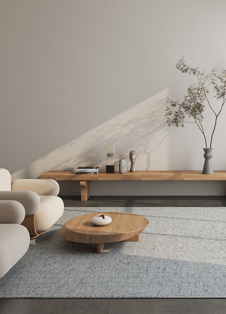 manifest grey and black wool hand knotted Rug - R&D/info manifest grey and black wool hand knotted Rug - R&D/info