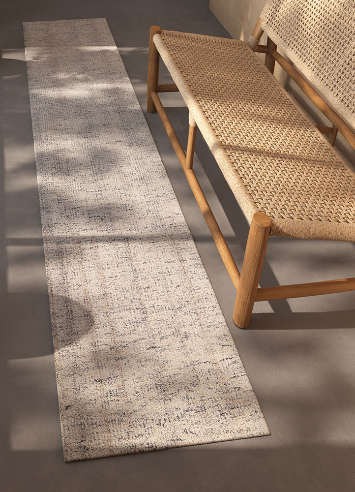 pathways grey and black wool and viscose hand tufted Rug - R&D/info